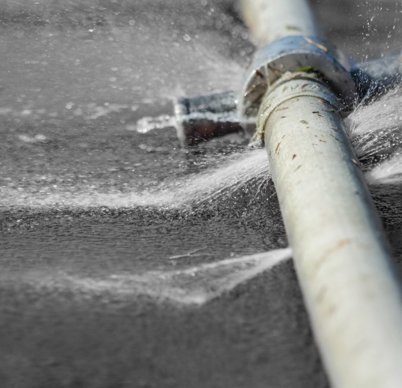 leaking pipe
