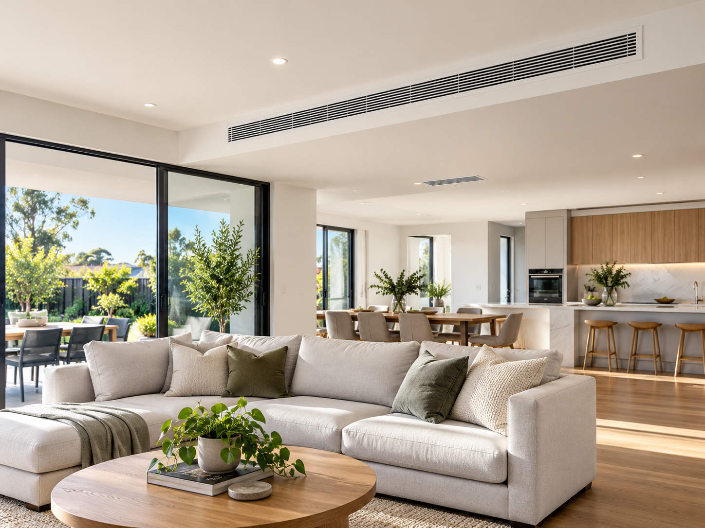 Ducted air conditioning installation in Bendigo home